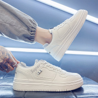 娜瑟薇小白男鞋春季2022新款百搭青少年运动鞋学生休闲白色增高板鞋潮鞋