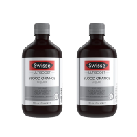Swisse斯维诗 大Q瓶 血橙饮料500ml/瓶含花青素和维生素C 胶原蛋白肽澳洲进口(新口味)*2瓶