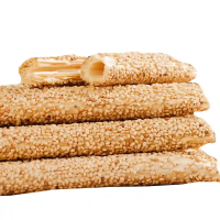 芝麻糖棍纯麦芽糖山东特产空心杆袋装农家老式灶糖酥糖