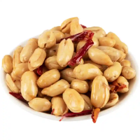 麻辣椒盐花生米新油炸五香香酥花生下酒零食炒货小吃500g