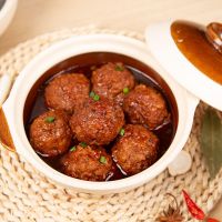 [肉丸]扬州特产四喜丸子5枚红烧狮子头猪肉丸子熟食250g