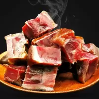 湖南烟熏腊猪脚猪蹄子切好剁好猪脚块腊味腊肉真空包装