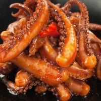 香辣鱿鱼丝 零食小吃脆骨铁板鱿鱼须麻辣八爪鱼海鲜熟食 即食食品