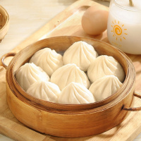 杭州风味小笼包包子鲜肉包子早餐包天津风味 52个小笼包(