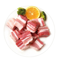 精选五花肉[块] 5斤商用装 五花肉猪肉带皮生猪肉新鲜散养土猪肉生鲜冷冻五花肉块 调理