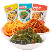 香辣海带丝藕片萝卜条下饭菜麻辣小包装即食袋装零食素菜