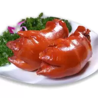 正宗卤肉猪蹄红烧整只带筋真空装猪脚即食肉类熟食下酒菜卷肘