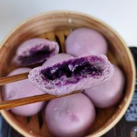 紫薯包1250g(约38个) 约38个家庭紫薯包方便早餐速冻面点紫薯泥儿童早点包子馒头1.25kg