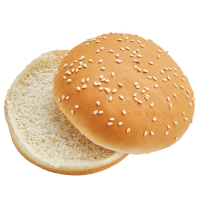 芝麻仔汉堡胚家庭装 KFC早餐面包半成品商用速食懒人汉堡坯