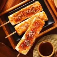 韩式网红脆皮年糕条片批发正宗手工烧烤油炸年糕甜辣酱宁波特产