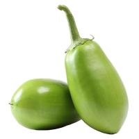 湛航 东北特产大绿茄子新鲜绿皮青茄蔬菜