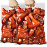 猪蹄网红熟食卤猪蹄子即食酱肘子烤乳猪吃的肉食下饭菜零食