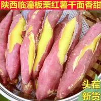 湛航 陕西临潼地瓜白薯黄白糖心蔬菜板栗山芋番蜜干面甜爆皮红薯