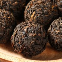 云南普洱茶熟茶勐海味茶叶龙珠小沱茶昆明干仓小粒黑茶叶