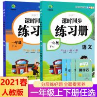 一年级上册下册同步练习册全套练习册语文数学课课练人教版2021 一年级下册 语文