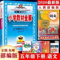 正版2020新版人教部编版小学教材全解五年级下册语文全解同步讲解 五年级下册语文全解