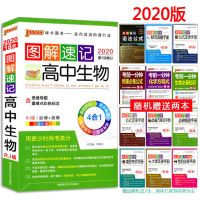 2021版 高中生物知识大全 必修+选修 高一二三通用复习资料辅导书 小开本 图解速记 高中生物【赠二】