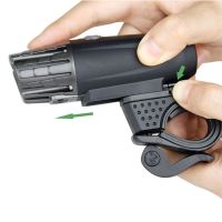 自行车灯防雨防水山地车前灯尾灯USB充电强光手电筒骑行装备配件 可转方向充电前灯一套