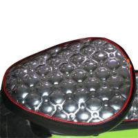 电动车坐垫套皮革防晒透气电瓶车防水防滑座垫套自行车通用座垫套 皮革亮银色（圆头前座套）