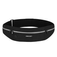 跑步手机腰包男女户外健身防水隐形8英寸华为通用运动手机套腰包 经典黑 8英寸[通用]