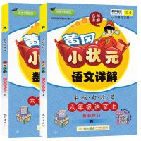 黄冈小状元语文详解1-2-3-4-5-6年级上册下册数学人教版字词句篇 六年级上册 数学