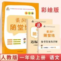 荣恒新版一二三四五六年级上下册语数英黄冈随堂练同步练习册全套 一年级上册 语文