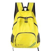 户外可折叠双肩包超轻便携旅行背包男女书包儿童运动皮肤包登山包 黄色 20升以下