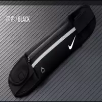 运动腰包跑步男女多功能迷你健身装备马拉松手机小腰带休闲小腰包 黑色