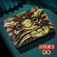 真皮质感多功能卡通驾驶证套行驶证证件套男女可爱超薄个性驾照本 PU皮 国潮回归[大富]