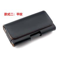 OPPO A57手机包A37挂腰包R15腰套A33腰带包A53保护套横袋穿皮带男 4寸黑平纹