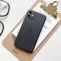 镜头全包苹果11promax手机壳超薄防摔磨砂12硬壳iPhonex/xr保护套 透黑无按键 苹果11[6.1寸]