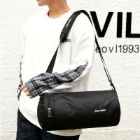 健身包男女运动训练大容量行李包时尚单肩斜挎干湿分离手提旅行包 运动黑-小号