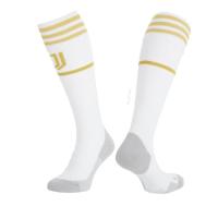 19/20/21新款尤文图斯主客场足球袜尤文球袜毛巾底长筒过膝运动 20-21赛季主场白金 成人码(39-44码)