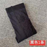 春秋季中厚丝袜连裤袜女防勾丝黑肉色比基尼显瘦薄款外穿打底裤袜 黑色1条 比基尼档连袜(春秋款)