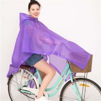 电动摩托车雨衣单人女款女士男士电瓶自行车长款全身时尚专用雨披 特价款-普通小自行车无帽檐 3XL[加厚]