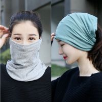 围脖女新款围巾冬款网红脖套男护颈加厚保暖秋冬丝巾学生帽子百搭 [加厚款]浅灰纯色+藏青纯色