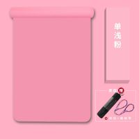 tpe瑜伽垫加宽加厚防滑舞蹈垫家用单人健身垫基本功练功喻咖垫子 单色幼粉(无体位线) 183*68*0.6cm