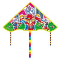 风筝儿童易飞潍坊卡通风筝批发风筝线轮带线三角风筝 奥特曼 单独一套50米不参与