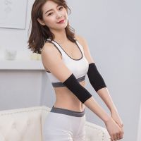 纯棉夏季薄款护肘护腕男女保暖关节护胳膊肘的护套手臂遮疤痕透气 黑色[平面款] M[长14厘米左右]