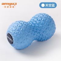 花生球按摩球肌肉放松脊柱瑜伽稳定筋膜放松球颈椎足底经络筋膜球 天空蓝