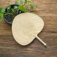 蒲扇夏季男手工老式中国风复古草编手摇宝宝驱蚊扇粽叶大芭蕉扇子 精编无骨宝宝扇扇面宽度20-25cm