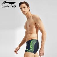 泳裤男平角裤泳衣防尴尬泳装大码专业游泳装备潮男士游泳裤 荧光绿 L[身高168-175cm 体重55-60kg]