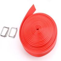 瑜伽绳拉力带田径跑步阻力带男女力量训练皮带引体向上辅助弹力绳 红色(30kg弹力) 2米