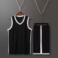 篮网队c城市版球衣欧文11号篮球服套装男杜兰特7号哈登13号球衣 篮网黑色空板 S 140-155CM