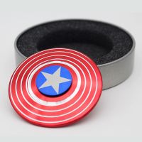 指尖陀螺金属王者荣耀玩具儿童成人手指陀螺旋指间陀螺持久旋转 美国队长