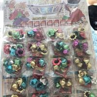 UV炫彩陀螺新品哪吒儿童玩具迷你手转陀螺合金塑料经典对战小陀螺 uv炫彩陀螺3小包(15个)