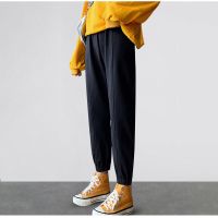 孕妇裤子托腹显瘦春装春秋款时尚款潮妈秋装运动秋季外穿打底棉裤 黑色(压边款) M