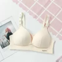 孕妇哺乳内衣女薄款纯棉聚拢防下垂无钢圈文胸产后哺乳期喂奶胸罩 69#浅肤 34码BC杯