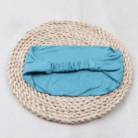 月子帽子夏季薄款春秋冬季厚款产妇产后坐月子宝妈头巾坐月子帽子 夏款莫代尔 宝蓝 头巾