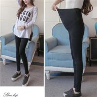 孕妇连衣裙中长款春夏宽松时尚孕妇裙娃娃装蕾丝上衣夏装两件套装 黑色托腹裤 M